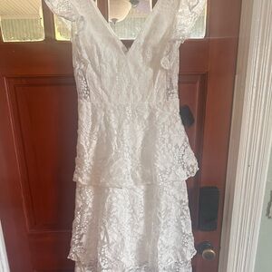 NWT Baltic Born Margot Lace Tiered Dress